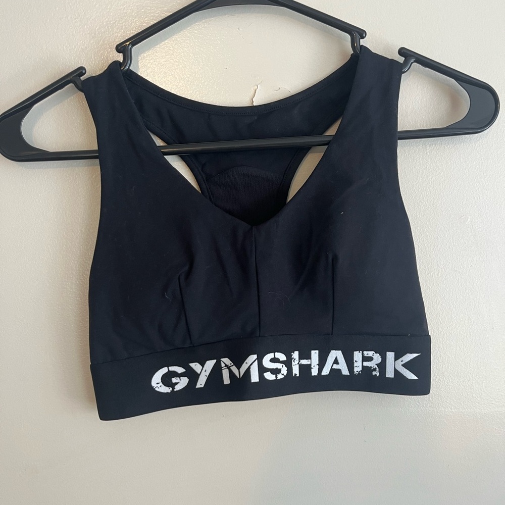 Gymshark Midnight Black Sports Top